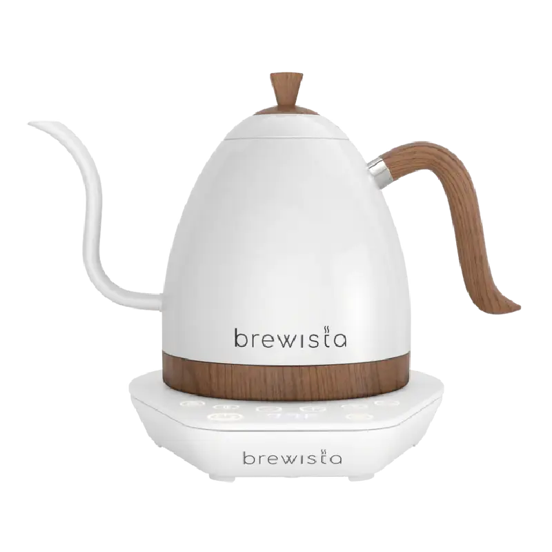 METODOS-25 Artisan Electric Gooseneck Kettle - Blanco Perla